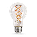 Feit Electric 40-Watt Equivalent A19 Dimmable Clear Glass Vintage Edison LED Light Bulb with Spiral Filament Warm White (1-Bulb)