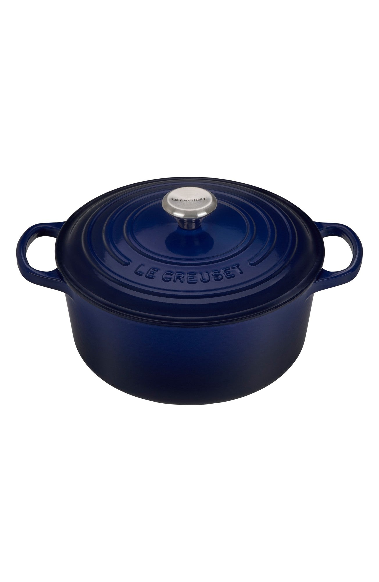 Le Creuset  Dutch Ovens Indigo - Indigo Signature Round Dutch Oven