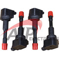 New Ignition Coils on Plug Set of 4 for 2003-2011 Honda Civic Hybrid Fits Rear UF374 C374 X 4