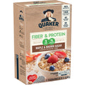 Quaker  Fiber & Protein Instant Oatmeal  Maple & Brown Sugar  1.51 Oz  8 Packets