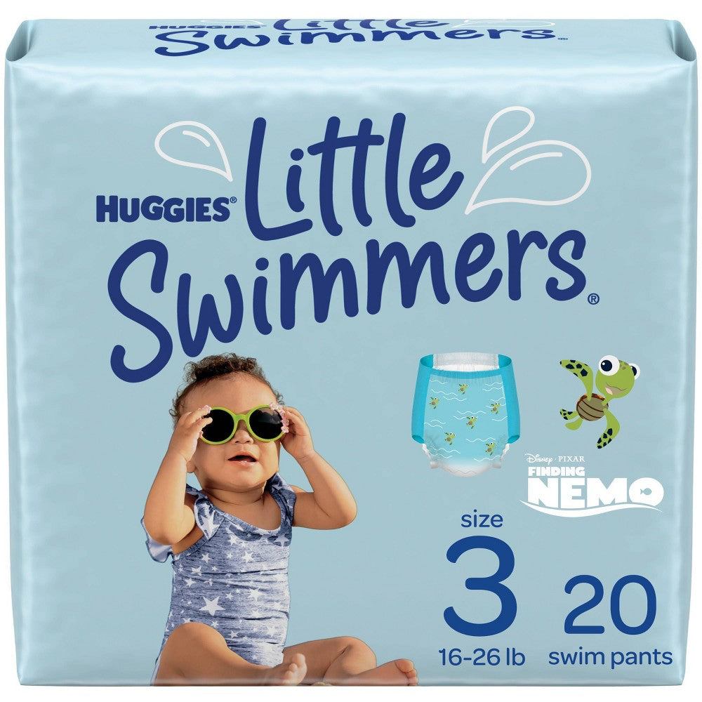 Huggies Little Swimmers Baby Swim Disposable Diapers Size 3 - S - 20ct