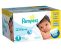 Pampers Swaddlers Sensitive 156-Count Size 1 Economy Pack Diapers