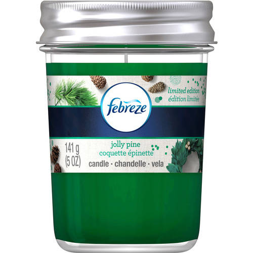 Febreze Jolly Pine Air Freshener Candle, 5 Oz