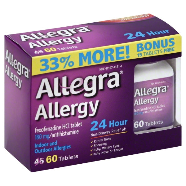 Chattem Allegra  Allergy, 60 Ea