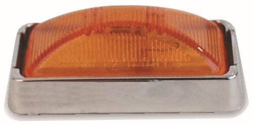 Optronics Waterproof LED Miro-Flex Sealed Trailer Marker/Clearance Light, Amber