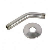 Delta Faucet 543197 6 X 2.5 in. Master Plumber, Shower Arm with Flange - Brushed Nickel