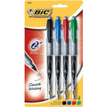 Z4CP41 BIC Z4+ Roller Pens Fine Point 4/Pkg