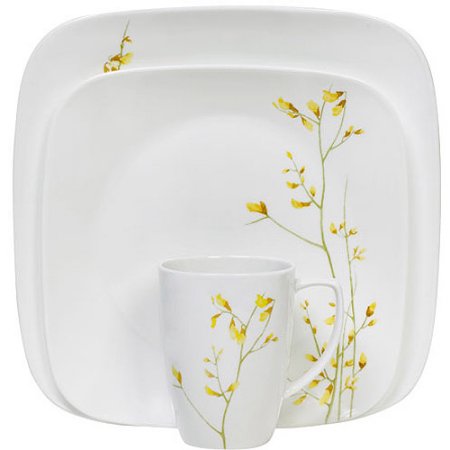 Corelle Squares Kobe 16-Piece Dinnerware Set