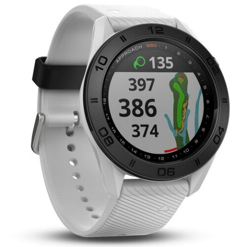 Garmin Approach S60-White Band GPS-Enabled Golf Watch
