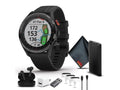 Garmin Approach S62, Premium GPS Golf Watch - Black, Built-in Virtual Caddie Bundle