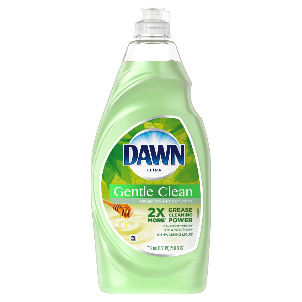 Dawn Ultra Gentle Clean Dishwashing Liquid Dish Soap - Green Tea & Honey Scent - 24 Fl Oz