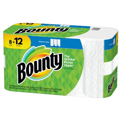 Bounty Select-a-Size Paper Towels - 8 Giant Rolls