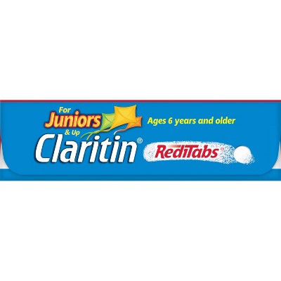 Juniors' Claritin RediTabs 24 Hour Allergy Relief Dissolving Tablets - Loratadine - 10ct