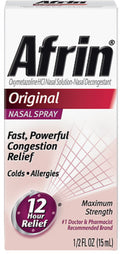 Afrin Nasal Spray  Original 15 ML (Pack of 3)