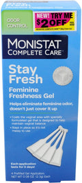 MONISTAT Complete Care Stay Fresh Feminine Freshness Gel Applicators  4 Ea (Pack of 4)