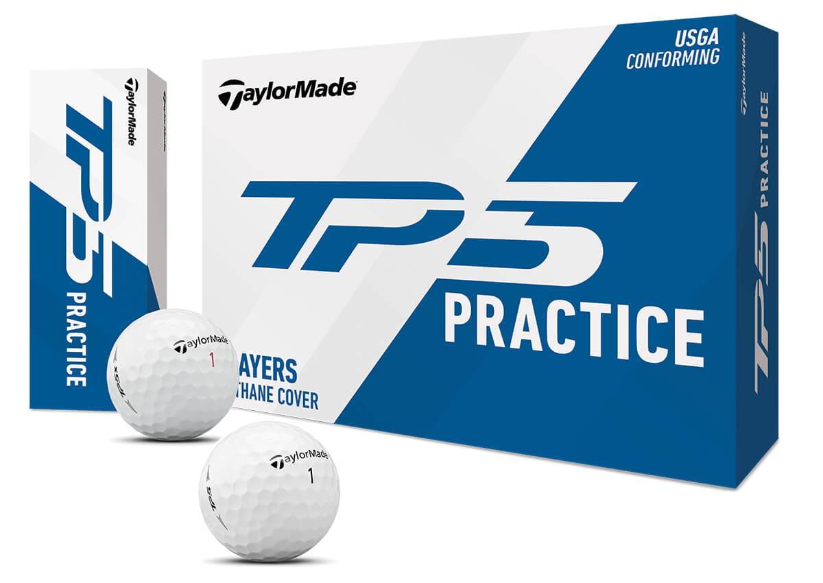 TaylorMade TP5 Golf Ball, Practice Dozen, White