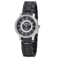 Stuhrling Original Women's Fusion Swiss Quartz Crystal Black Ceramic Bracelet Watch (Stuhrling Original Women's Watch)
