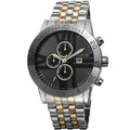 August Steiner Men's Swiss Quartz Multifunction Two-Tone Bracelet Watch