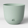 Self-Watering Plastic Indoor Outdoor Planter Pot Mindful Mint 8"x8" - Room Essentials™