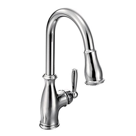 Moen 7185C Brantford One-Handle High Arc Pulldown Kitchen Faucet