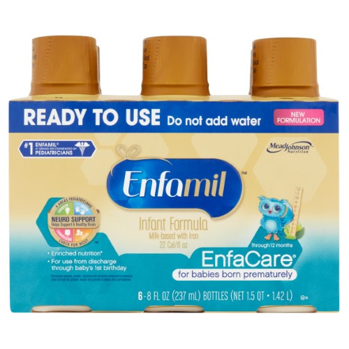 Enfamil EnfaCare Baby Formula Ready-to-Use 6 Ct (Pack of 4)