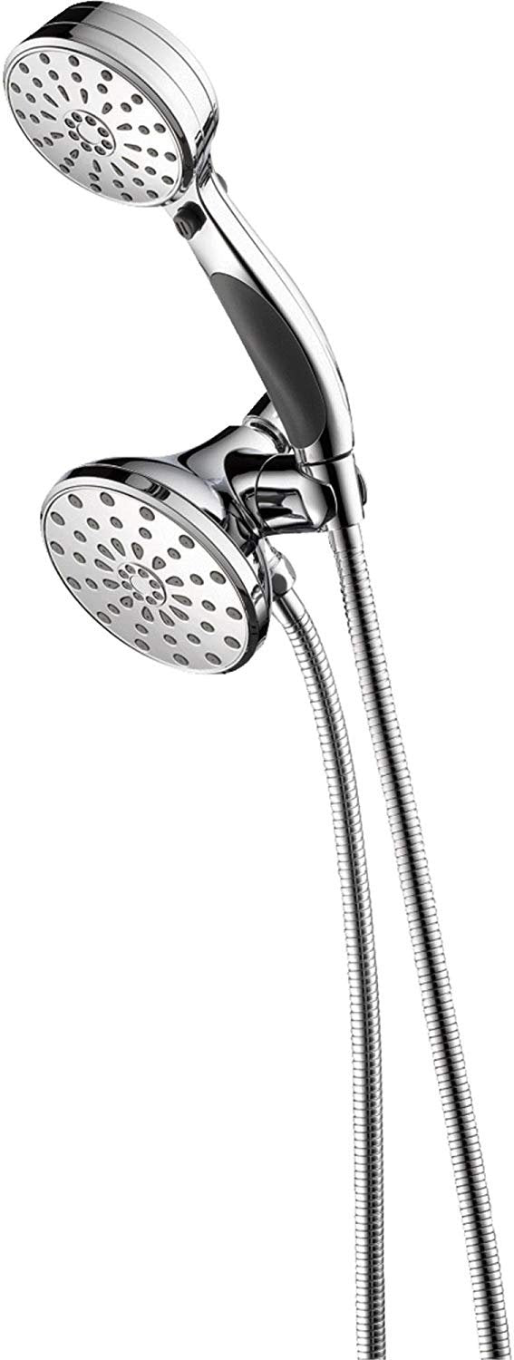 Delta Faucet H2Okinetic 9-Setting Hand Shower Combo Pack Showerhead Chrome