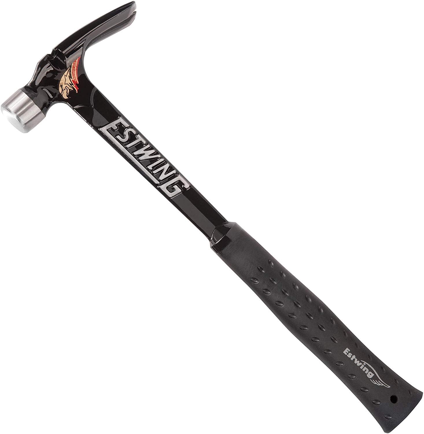 Estwing Ultra Series Hammer - 19 Oz Rip Claw Framer with Smooth Face & Shock Reduction Grip - EB-19S