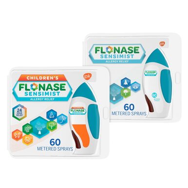 Flonase Sensimist Allergy Relief Spray Family Pack 1 Adult & 1 Child 2 Pack