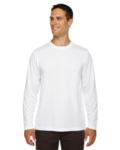 Ash City - Core 365 Men's Agility Performance Long-Sleeve Piqué Crewneck