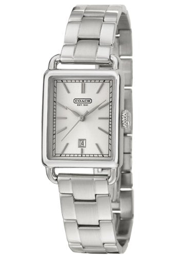 Coach Hamptons Men's Silver Dial Stainless Steel Watch