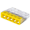 Wago Compact 5 Way Push Wire Connector Pk100