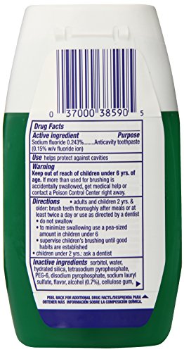 CREST Complete Multi-Benefit Whitening Minty Fresh Flavor Liquid Gel Toothpaste - 4.6oz (Pack of 6)