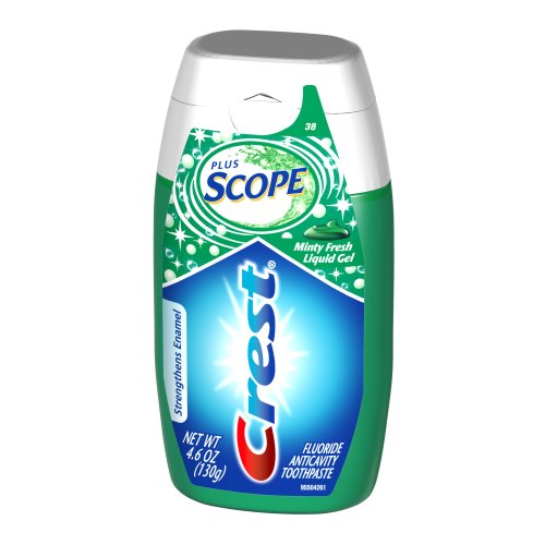 CREST Complete Multi-Benefit Whitening Minty Fresh Flavor Liquid Gel Toothpaste - 4.6oz (Pack of 6)