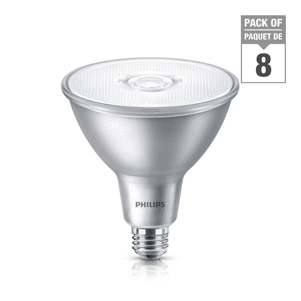 Philips 90W Equivalent Daylight (5000K) PAR38 LED Light Bulb (8-Pack)