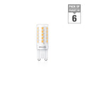 Philips 3.6W=40W Bright White  G9 LED  Light Bulb (6-pack)