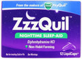 Vicks ZzzQuil Nighttime Sleep Aid  12 Liquicaps