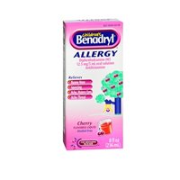 ChildrenÃ¢Â”Â¬ÃƒÂ†s Benadryl Antihistamine Allergy Relief  Liquid  Cherry Flavored  4 Oz