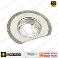 Versa Tool MB50O 63mm Diamond Semi-Round Electroplated Blades 50/Pack Fits Fein Multimaster  Dremel  Bosch  Craftsman  Ridgid Oscillating Tools