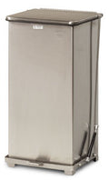 Rubbermaid Commercial Products  24 Oz. Silent Defender Stainless Steel Step-on Container