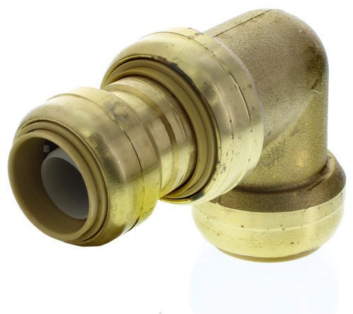 SharkBite U278LF 1" X 3/4" Reducing Elbow Brass Rough Plumbing Pipe and Fittings Elbows