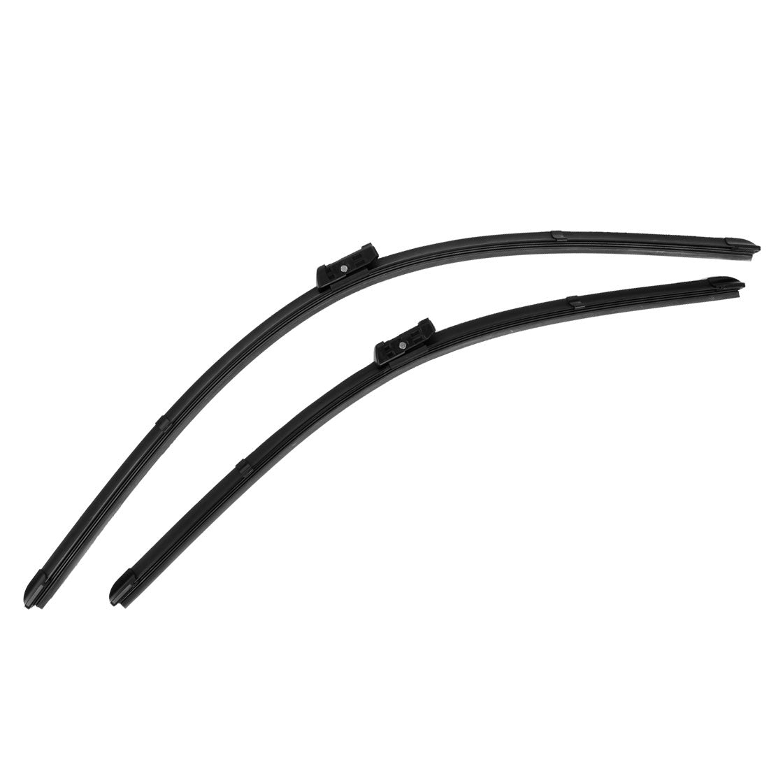 Unique Bargains 2 Pcs Black Rain Wiper Windshield Window Frameless  24" X 20" for  A5