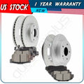 Front + Rear Brake Rotors Ceramic Pads for 1998 1999 2000 2001 2002 Honda Accord