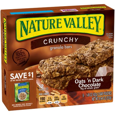 Nature Valley Oats  N Dark Chocolate Crunchy Granola Bars