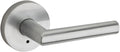 Kwikset 155MIL Milan Privacy Door Lever Set with Push Button Lock and Emergency Egress