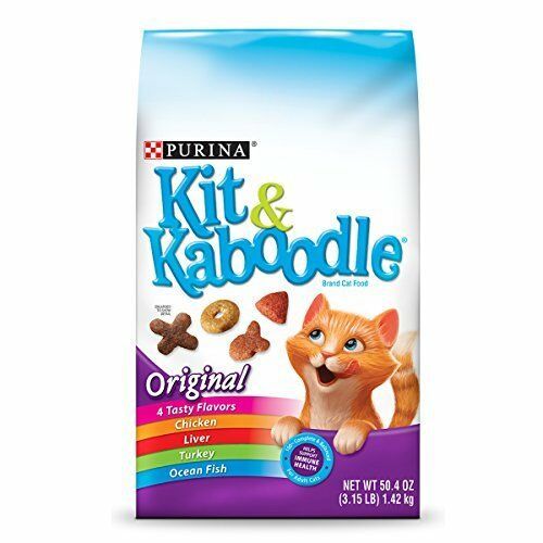 Purina Kit & Kaboodle Original Adult Dry Cat Food - Six 6 3.15 Lb. Bags
