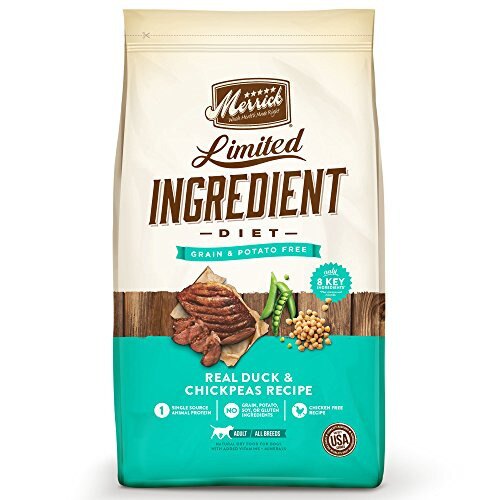Merrick Dry Dog Food with Vitamins & Minerals for All Breeds, 22 Lb, Duck