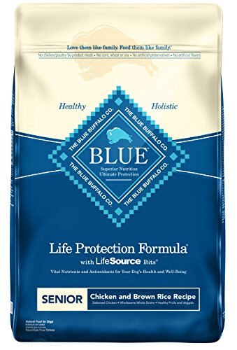 Blue Buffalo Life Protection Formula Senior Dog Food Natural Dry Dog Food for