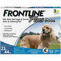 Frontline Plus for Dogs Medium Dog (23-44 Pounds) Flea and Tick Treatment, 3 Dos