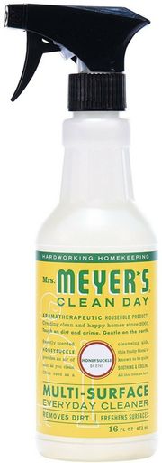 Mrs Meyers Clean Day Multi-Surface Everyday Cleaner, Honeysuckle 16 Oz (6 Pack)