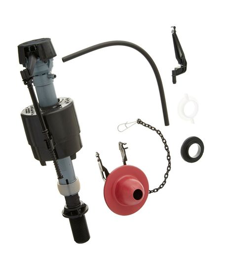Fluidmaster 400CRP14 Universal Toilet Fill Valve and Flapper Repair Kit, for.
